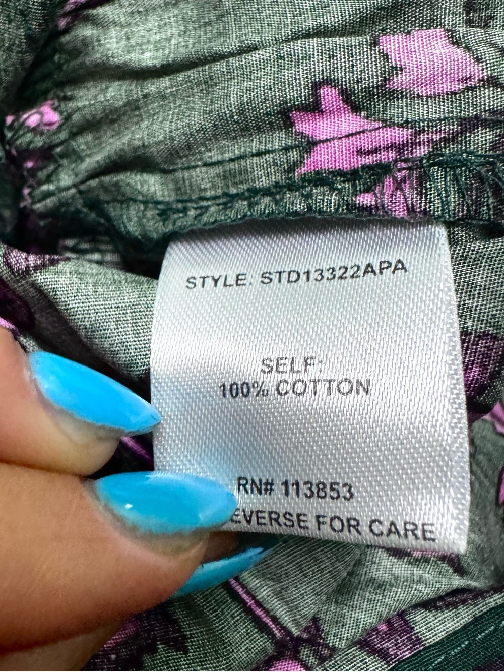 NWT- SUGARLIPS Close To You Sammy Ruffle Drop Waist Green Floral Mini Dress - Picture 10 of 15